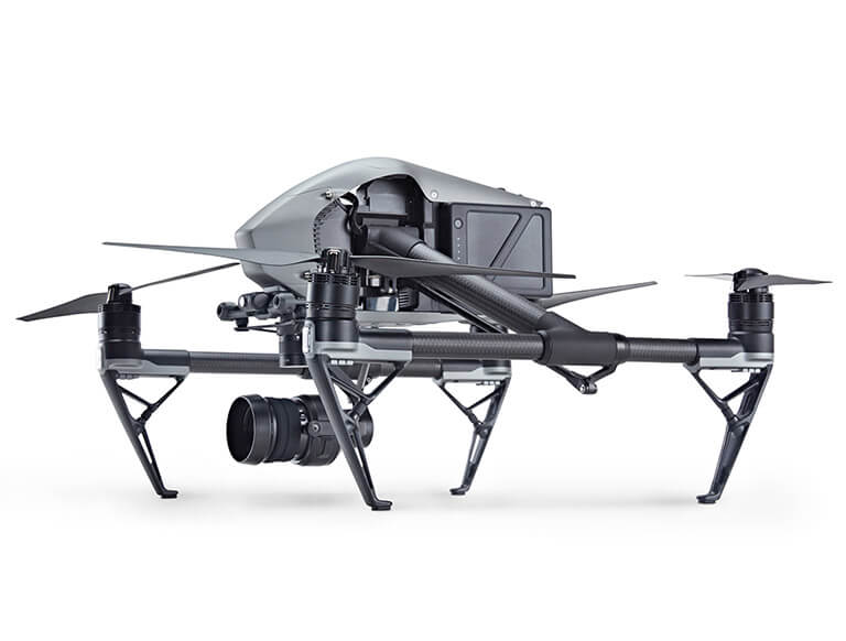 Аренда квадрокоптера DJI Inspire 2 + x5s