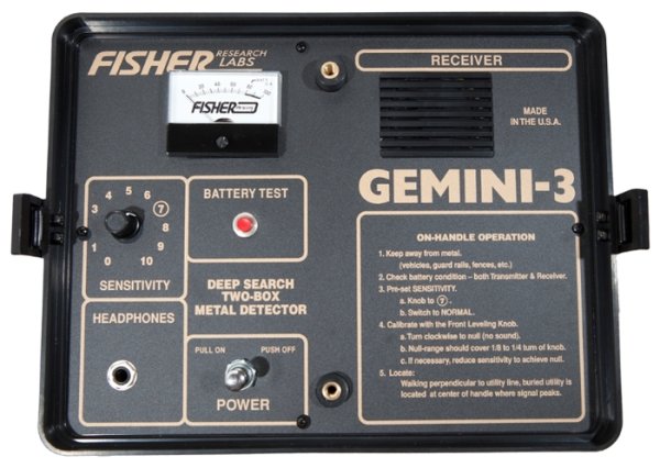 Аренда металлоискателя Fisher GEMINI 3
