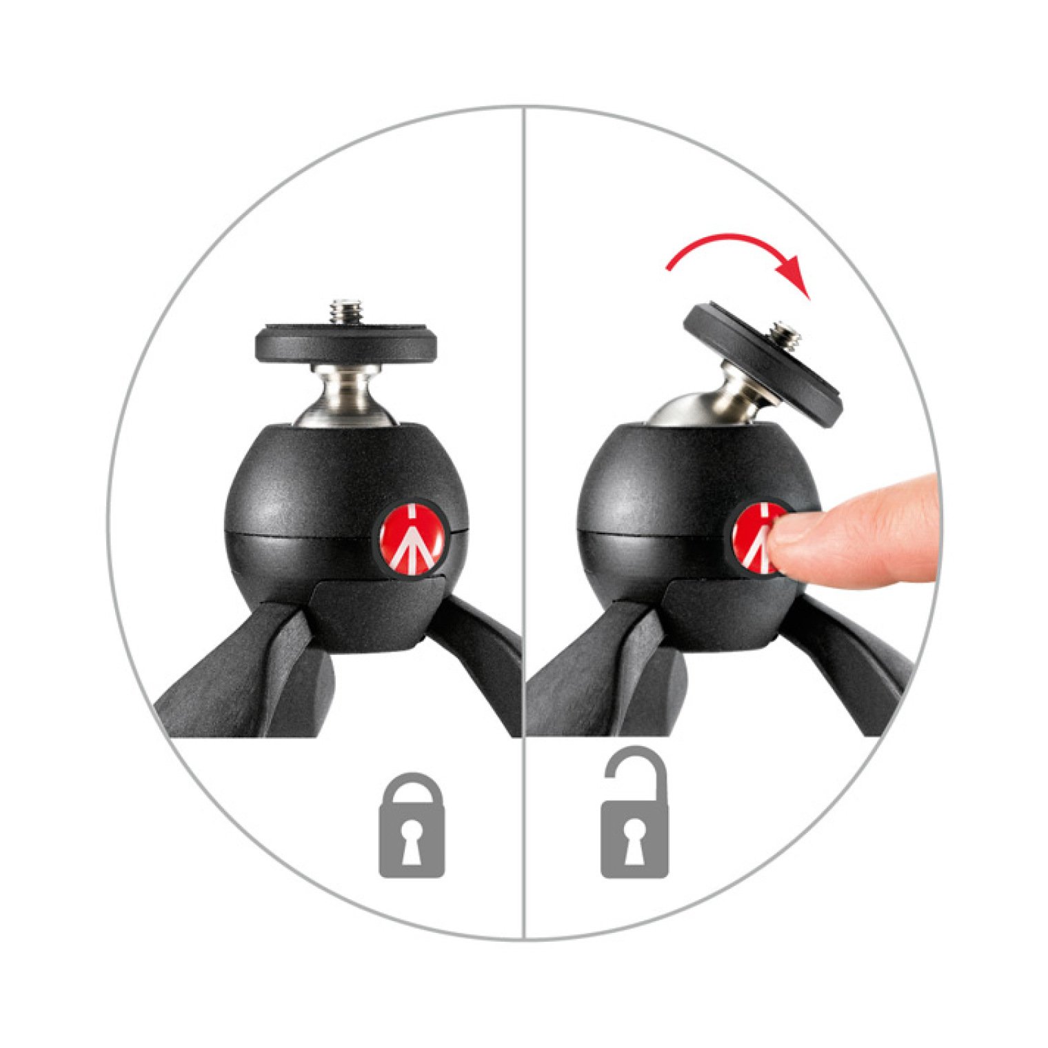 Аренда штатива Manfrotto Pixi Mini Tripod Black
