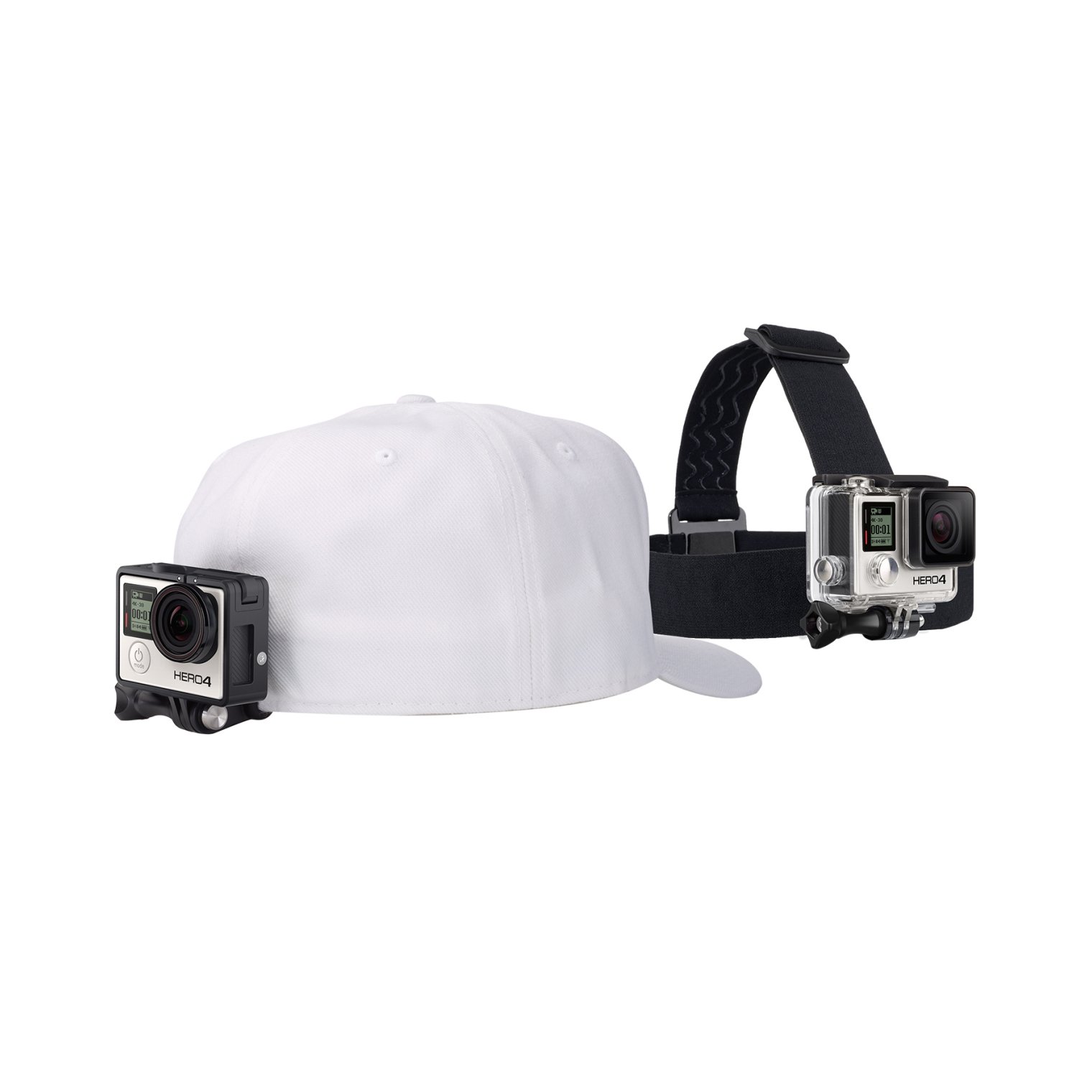 Аренда крепления на голову + клипсы на одежду GoPro Headstrap + QuickClip (ACHOM-001)
